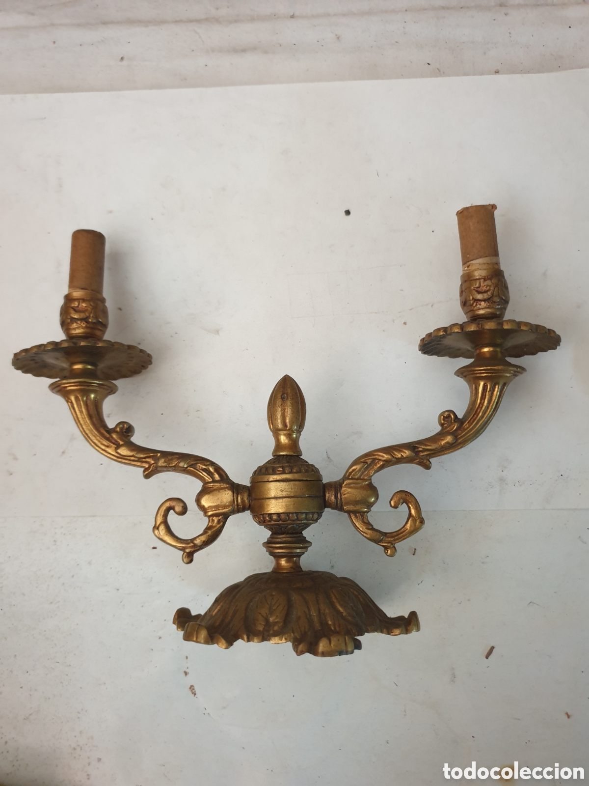 Antig&uuml;edades: PAREJA CANDELABROS ANTIGUOS - Foto 6
