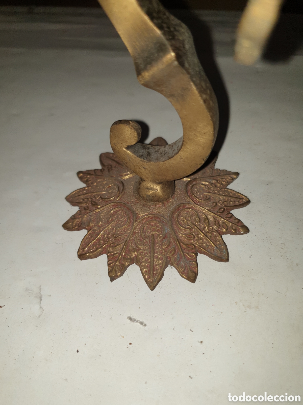 Antig&uuml;edades: PAREJA APLIQUES FORMA GIRASOL - Foto 6