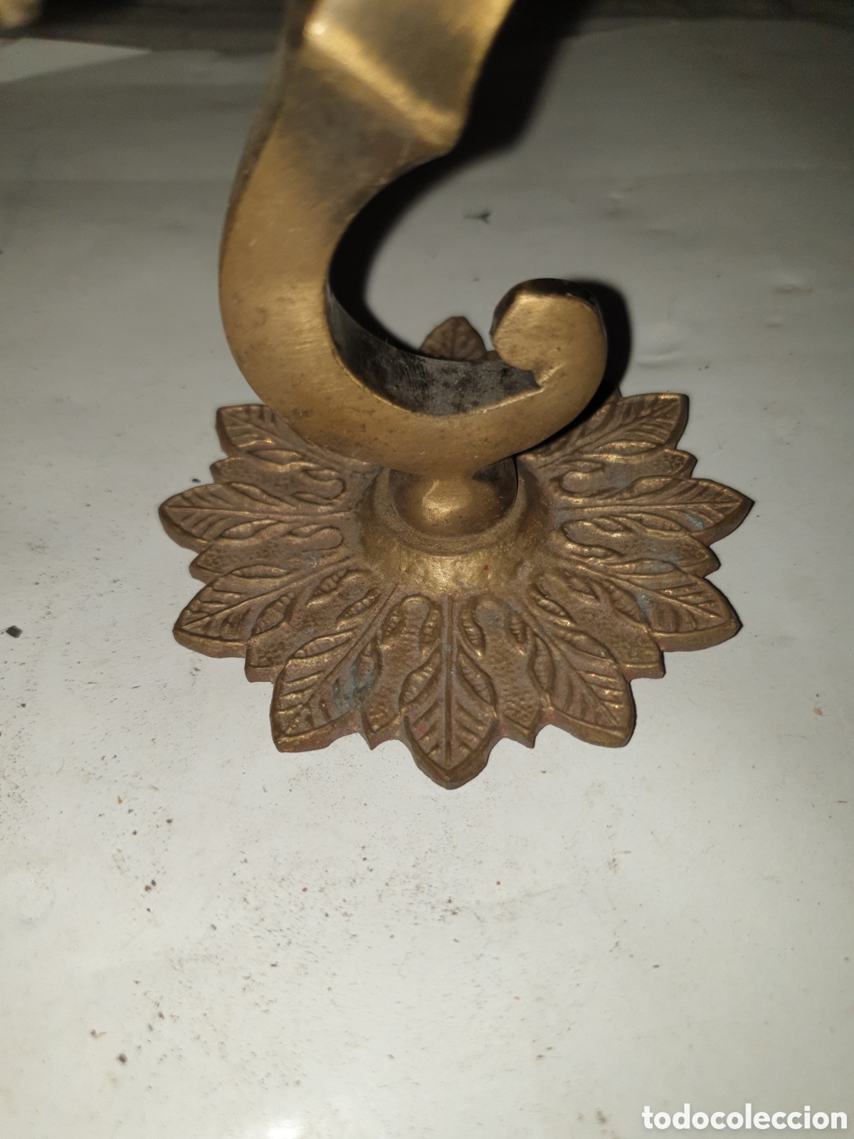 Antig&uuml;edades: PAREJA APLIQUES FORMA GIRASOL - Foto 7