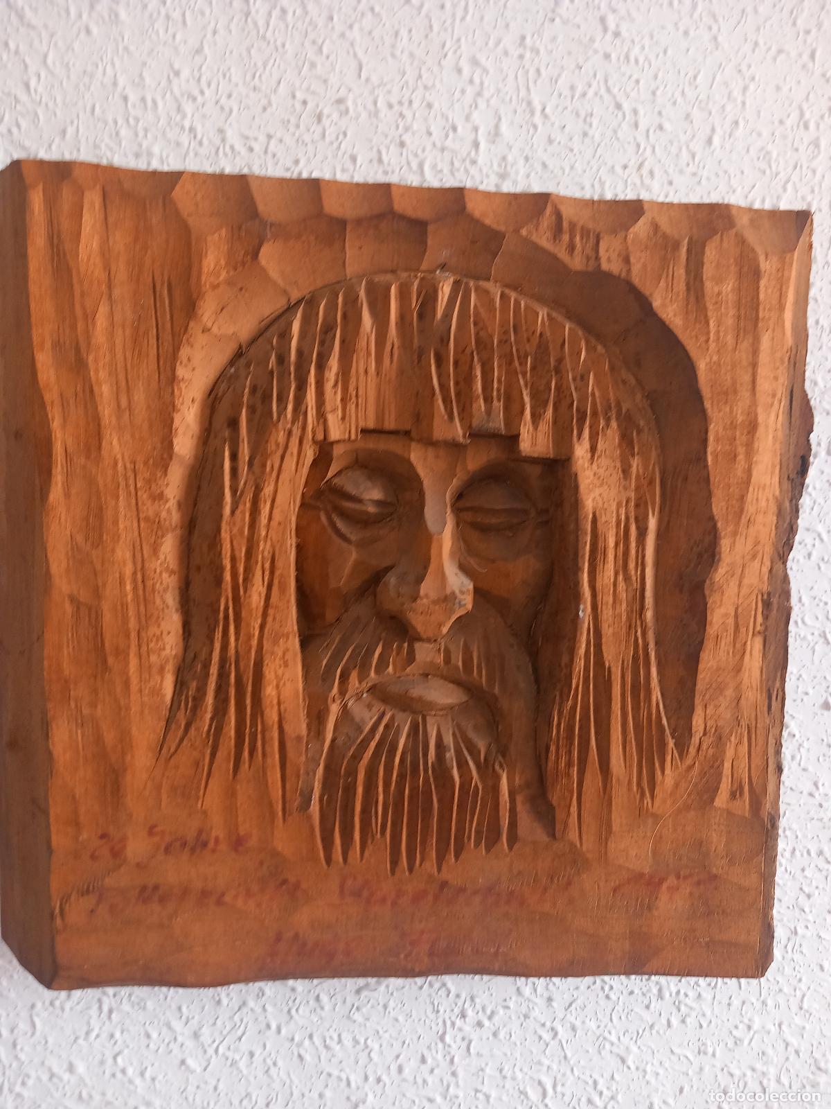 Antig&uuml;edades: TALLA DE MADERA JESUCRISTO - Foto 2