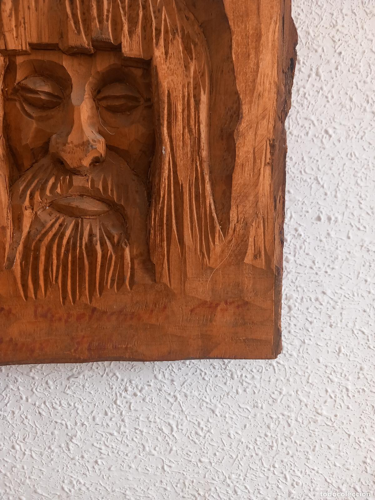 Antig&uuml;edades: TALLA DE MADERA JESUCRISTO - Foto 6