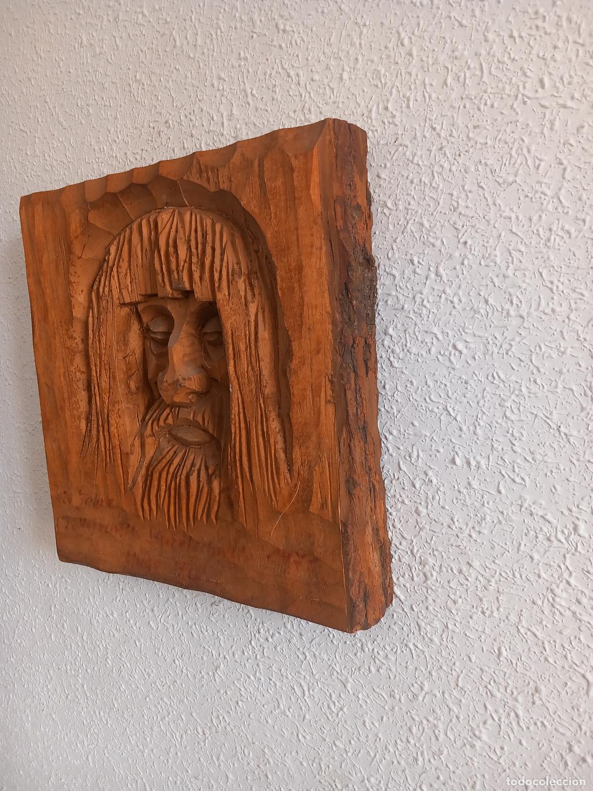 Antig&uuml;edades: TALLA DE MADERA JESUCRISTO - Foto 8