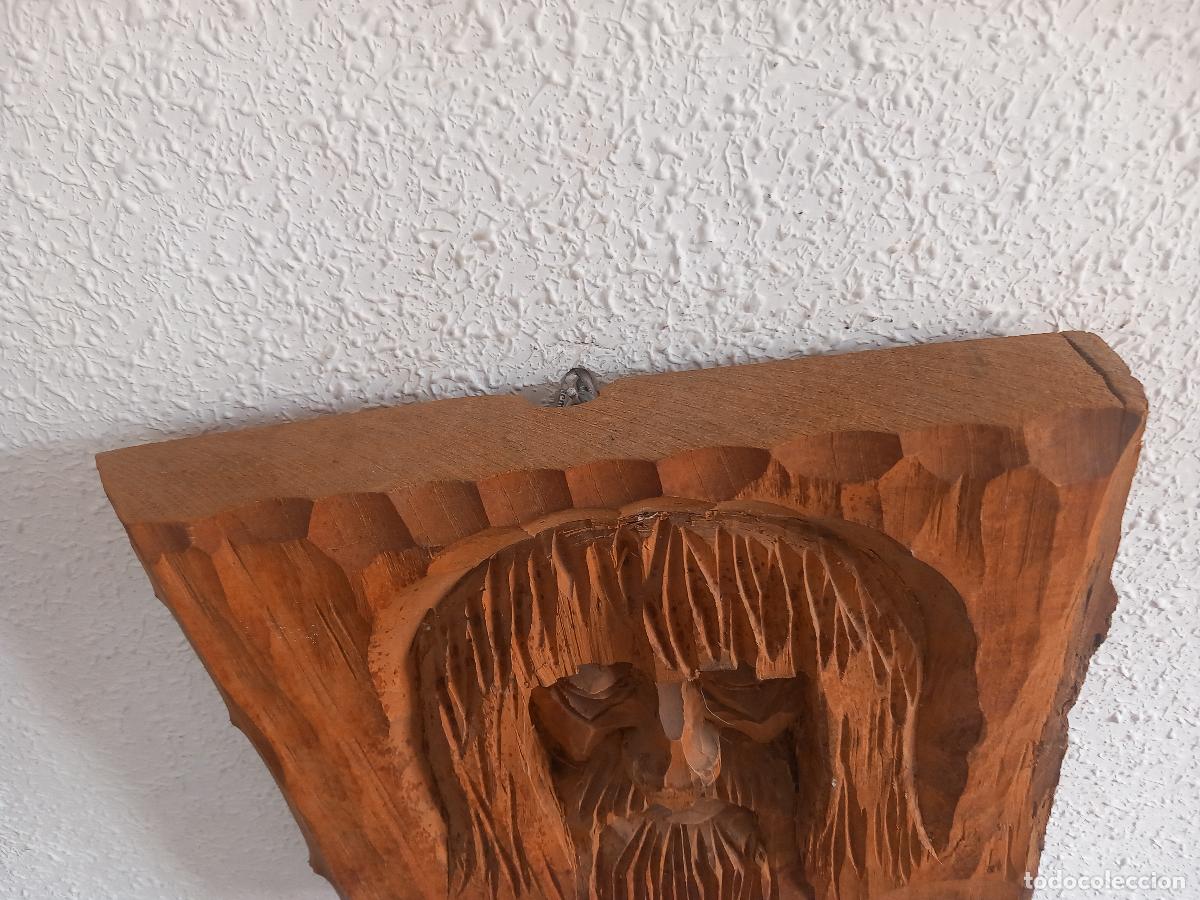 Antig&uuml;edades: TALLA DE MADERA JESUCRISTO - Foto 9