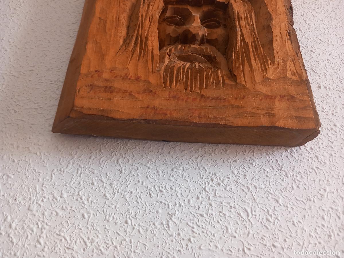 Antig&uuml;edades: TALLA DE MADERA JESUCRISTO - Foto 10
