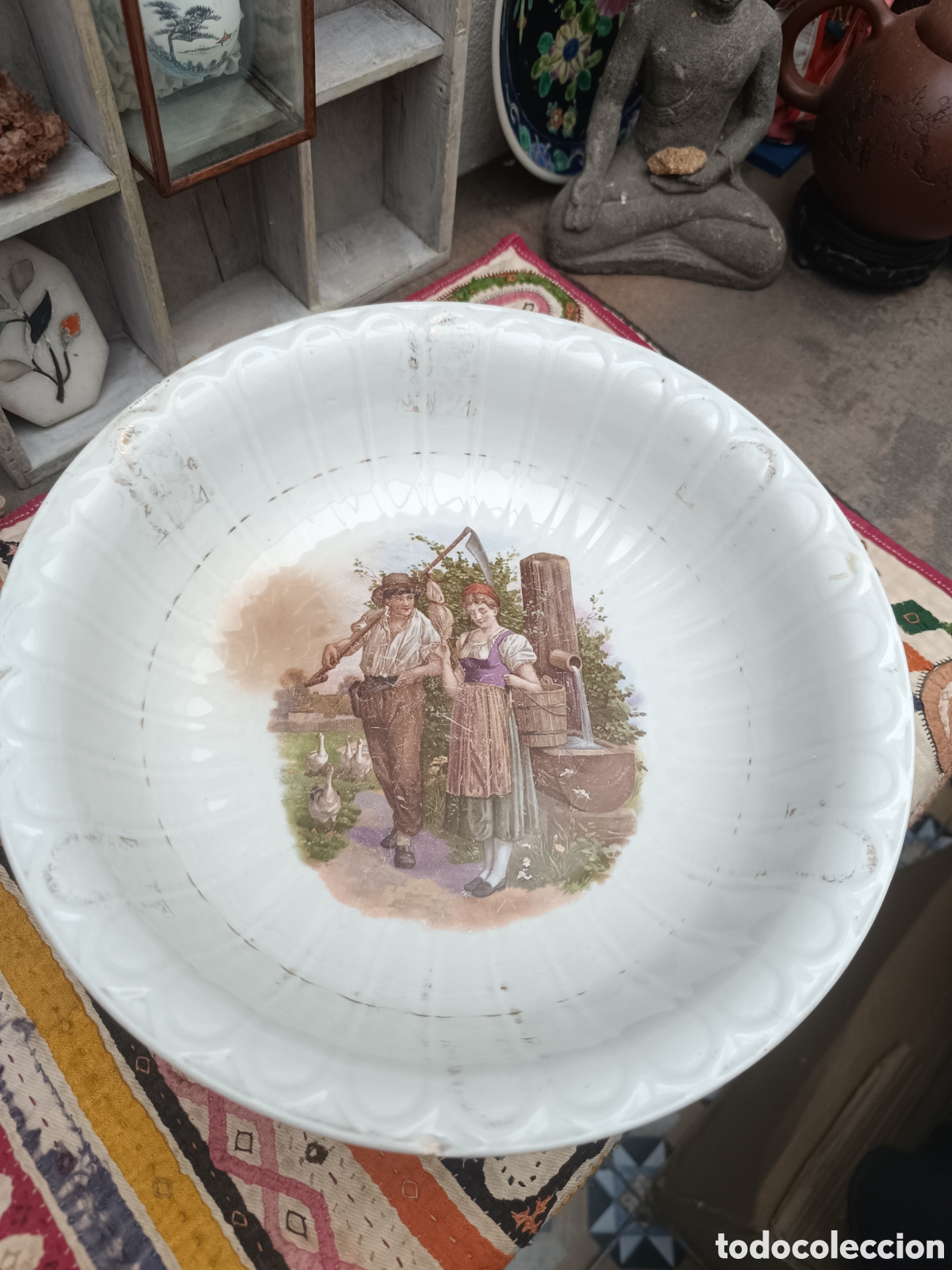 Antig&uuml;edades: Plato cartuja sevilla - Foto 1