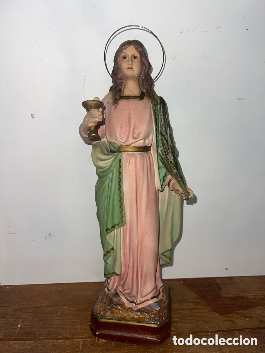 Antig&uuml;edades: Figura de Santa Luc&iacute;a - Foto 4