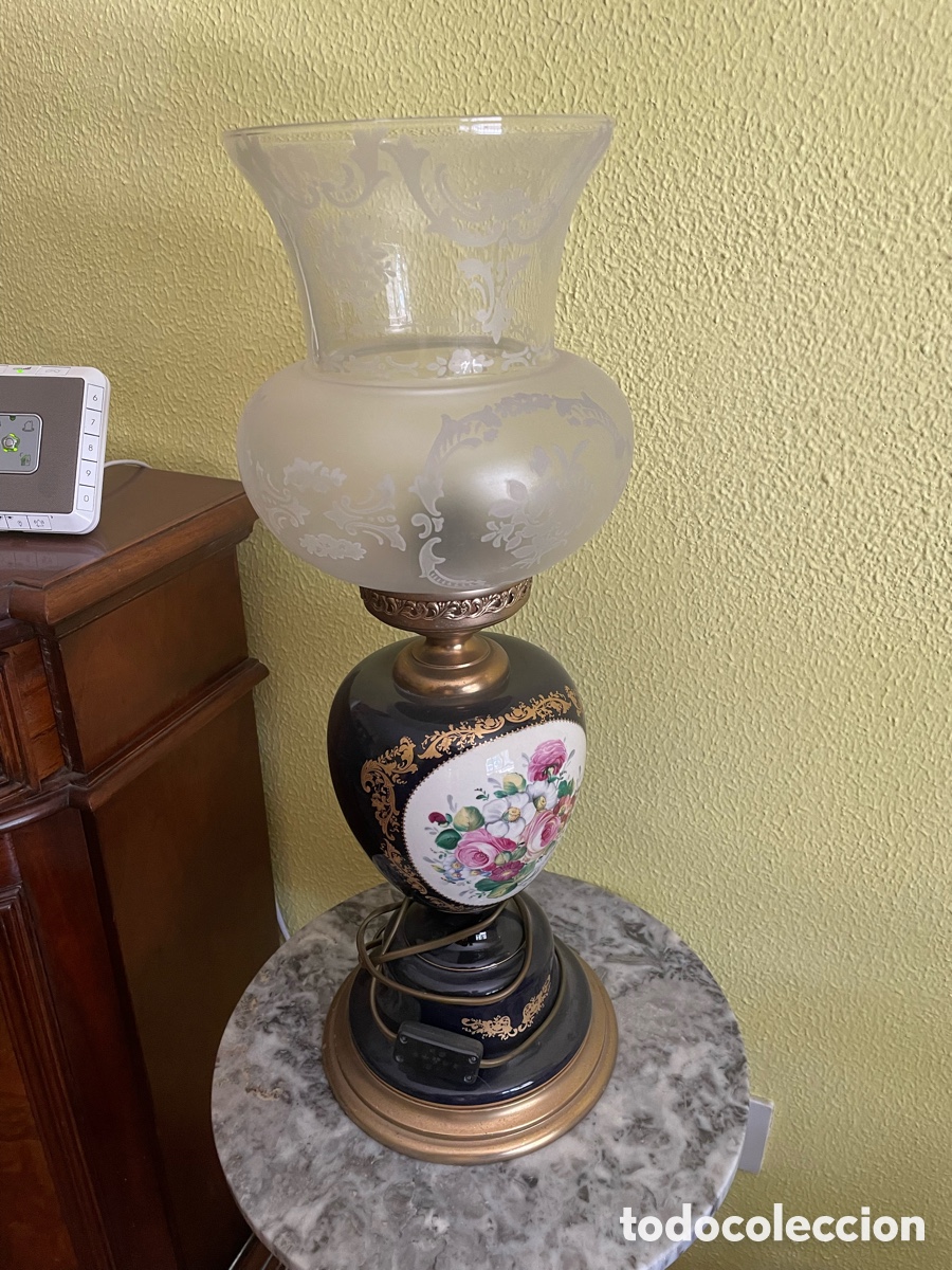 Antig&uuml;edades: L&aacute;mpara antigua, Quinqu&eacute; - Foto 1