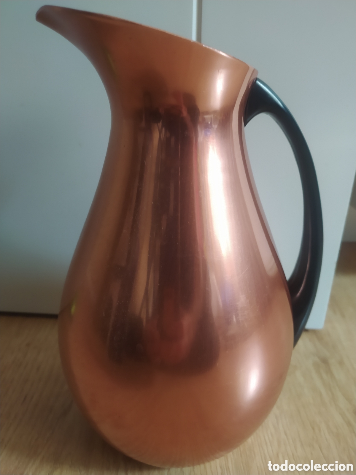 Antig&uuml;edades: Jarra aluminio Rosa made in Spain - Foto 3