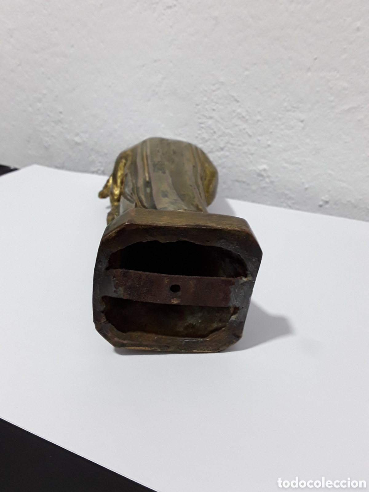 Antig&uuml;edades: Figura de San Jos&eacute; en bronce - Foto 6