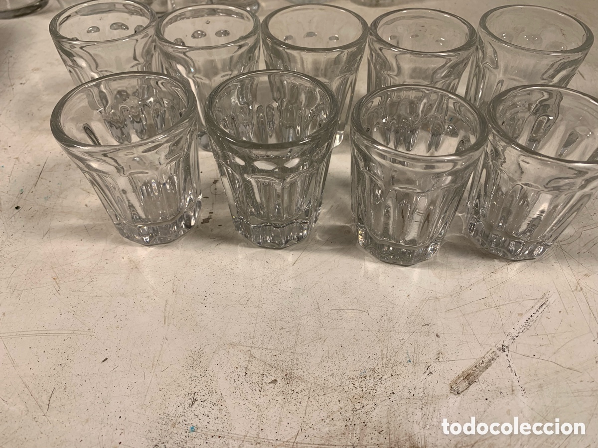 Antig&uuml;edades: 01_lote vasos de cristal - Foto 1
