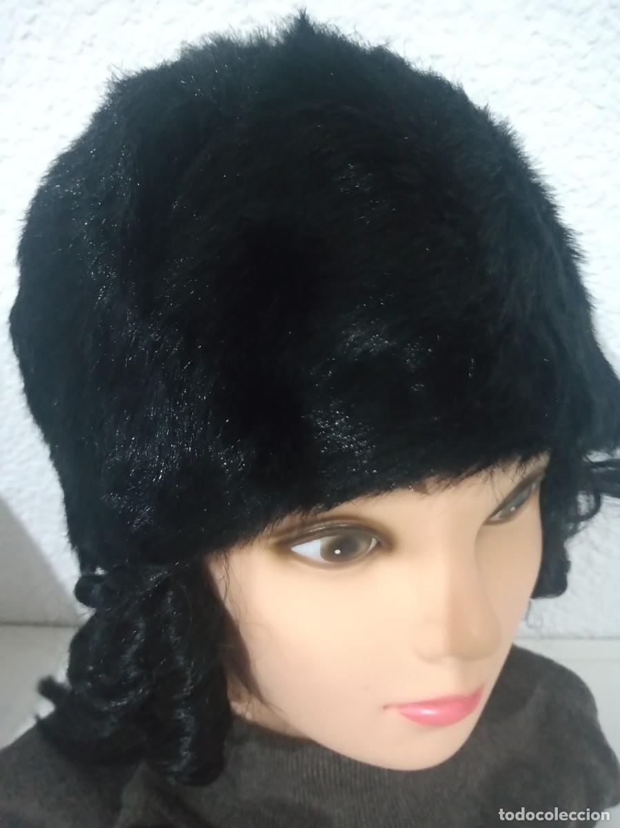 Antig&uuml;edades: ANTIGUO GORRO SIMIL DE PIEL - Foto 5