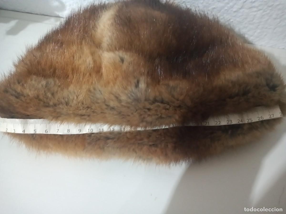 Antig&uuml;edades: ANTIGUO GORRO DE PIEL AUTENTICA - Foto 9