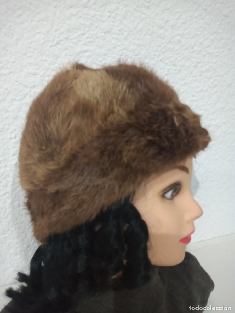 Antig&uuml;edades: ANTIGUO GORRO DE PIEL GENUINA - Foto 1