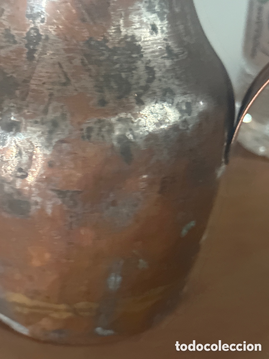 Antig&uuml;edades: Jarra antigua de cobre - Foto 2