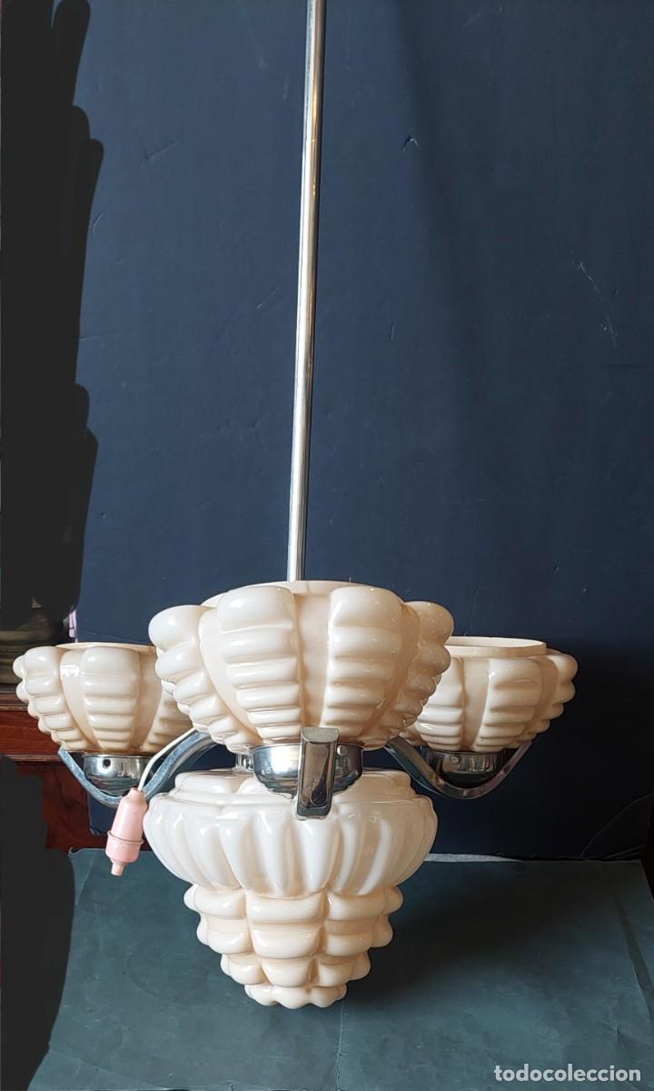 Antig&uuml;edades: L&aacute;mpara de techo art deco - Foto 1