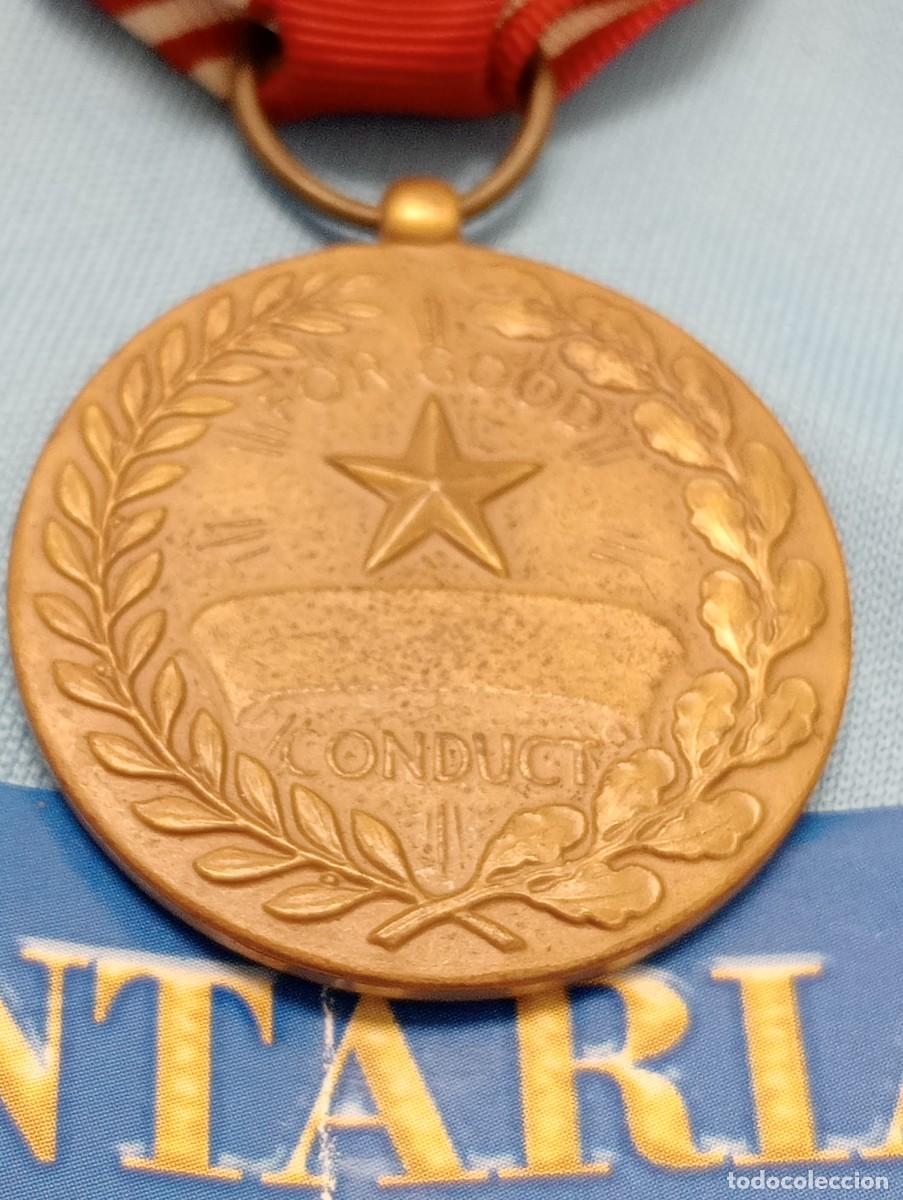 Antig&uuml;edades: Medalla EEUU servicios good conduct - Foto 2