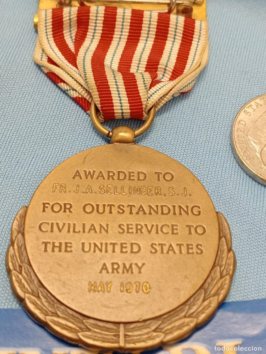 Antig&uuml;edades: Medalla EEUU servicios extraordinarios - Foto 3