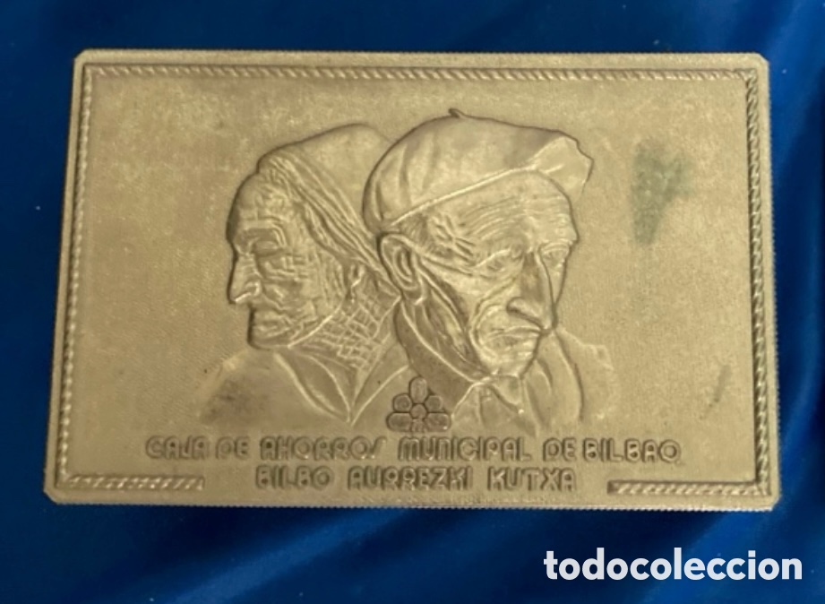 Antig&uuml;edades: Caja met&aacute;lica , tema Vasco , - Foto 8