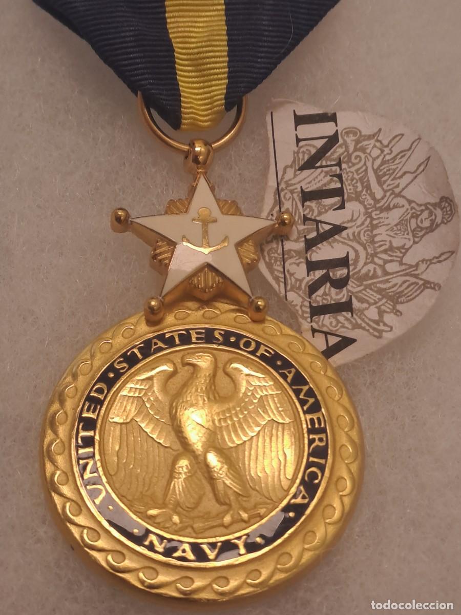 Antig&uuml;edades: Medalla EEUU servicios distinguidos Marina - Foto 1
