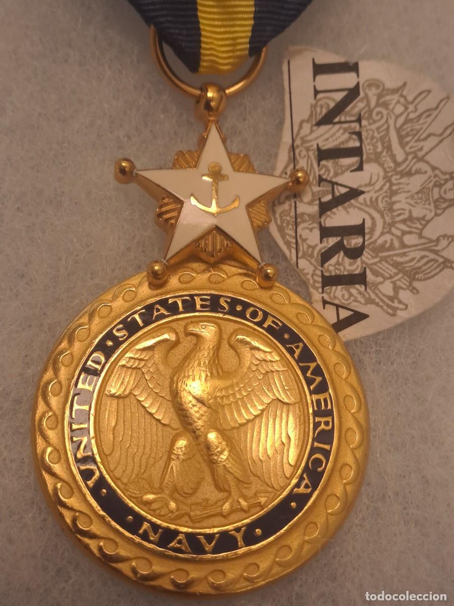 Antig&uuml;edades: Medalla EEUU servicios distinguidos Marina - Foto 2
