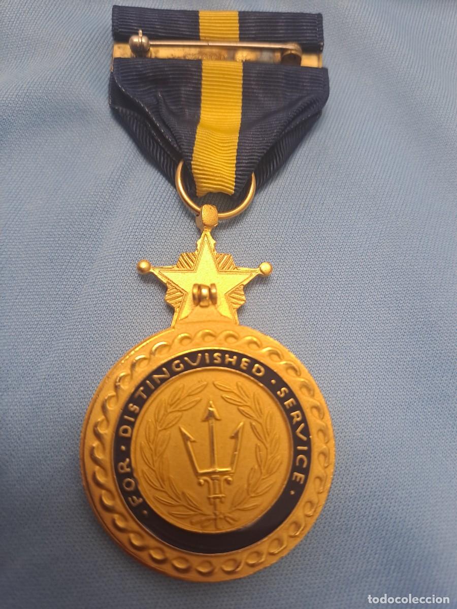 Antig&uuml;edades: Medalla EEUU servicios distinguidos Marina - Foto 5
