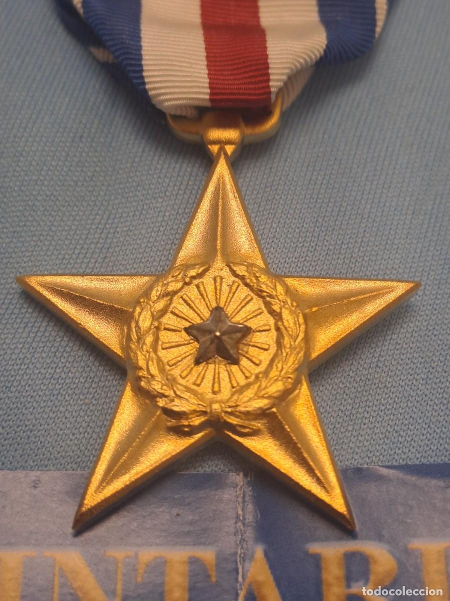 Antig&uuml;edades: Medalla EEUU servicios distinguidos Silver Star - Foto 2