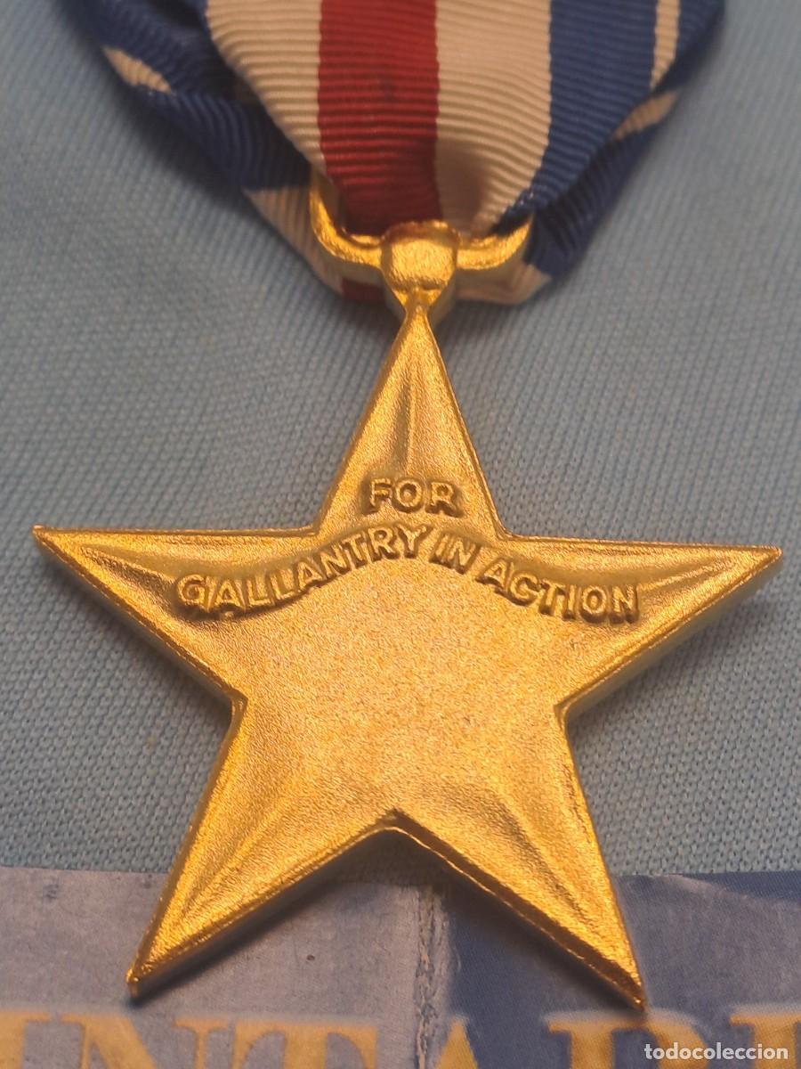 Antig&uuml;edades: Medalla EEUU servicios distinguidos Silver Star - Foto 3