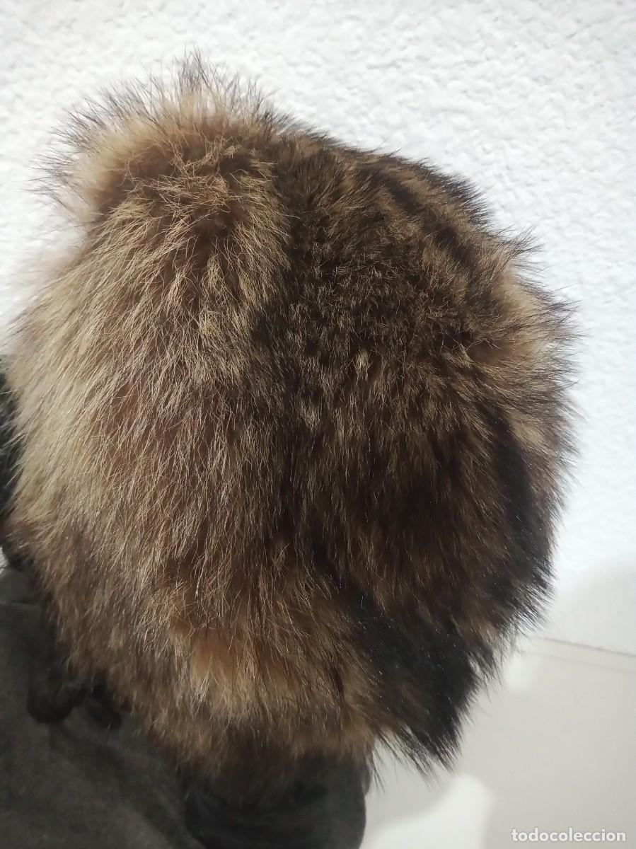 Antig&uuml;edades: ANTIGUO GORRO DE PIEL GENUINA - Foto 5