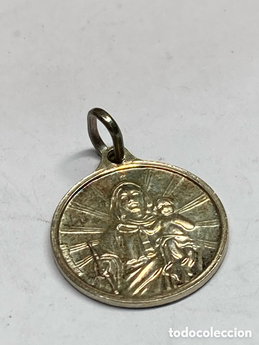Antig&uuml;edades: Medalla de plata religiosa C236 - Foto 1