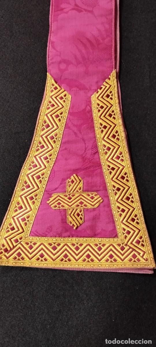 Antig&uuml;edades: ESTOLA SACERDOTAL ROSA - Foto 1