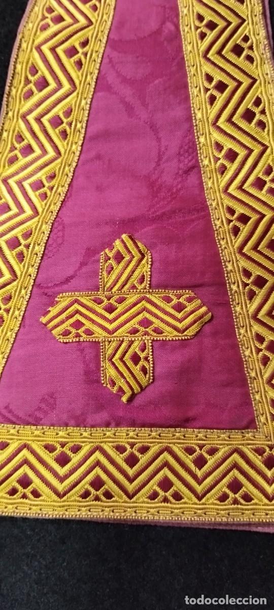 Antig&uuml;edades: ESTOLA SACERDOTAL ROSA - Foto 3
