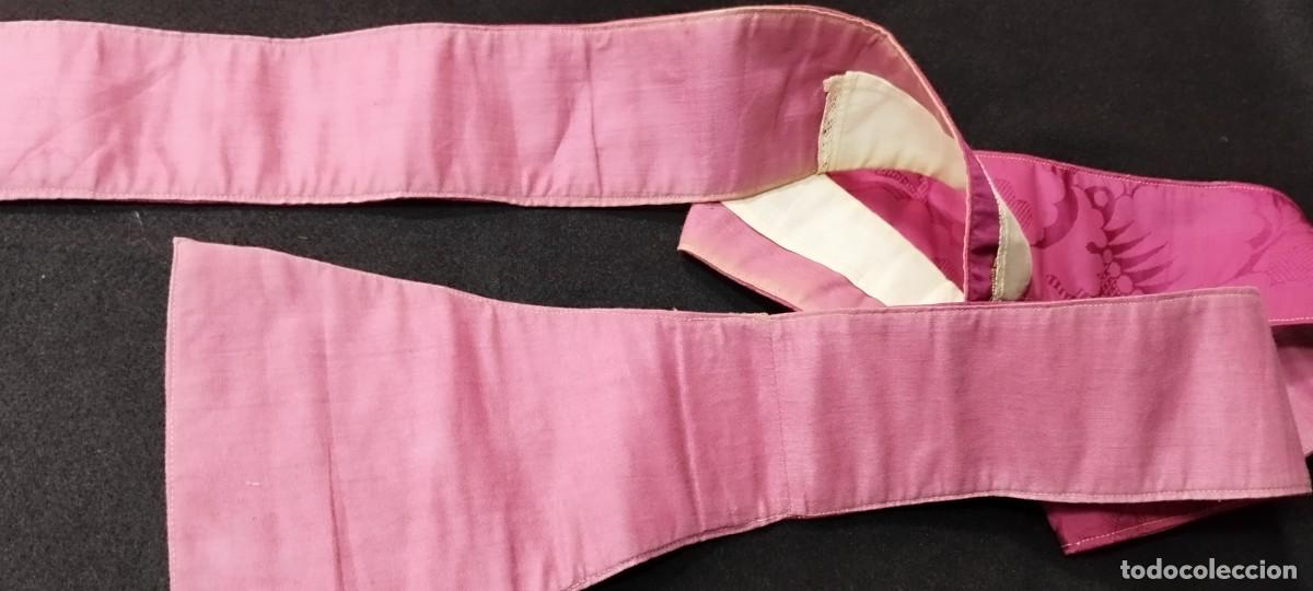 Antig&uuml;edades: ESTOLA SACERDOTAL ROSA - Foto 6