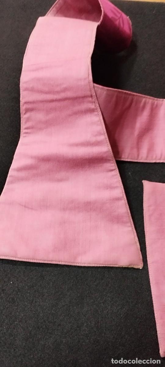 Antig&uuml;edades: ESTOLA SACERDOTAL ROSA - Foto 7