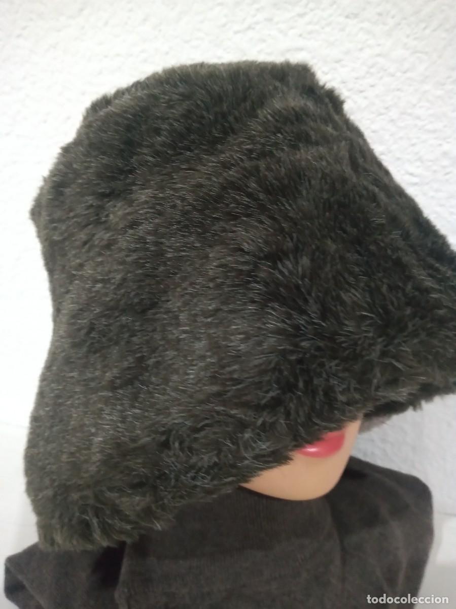 Antig&uuml;edades: ANTIGUO SOMBRERO O GORRO SIMIL DE PIEL - Foto 3