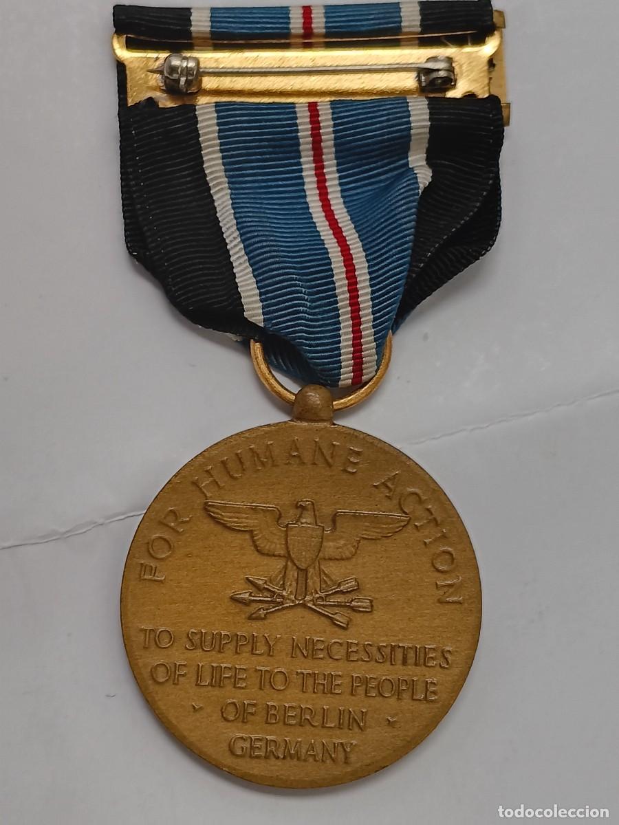 Antig&uuml;edades: Medalla EEUU servicios aereos Berlin - Foto 3
