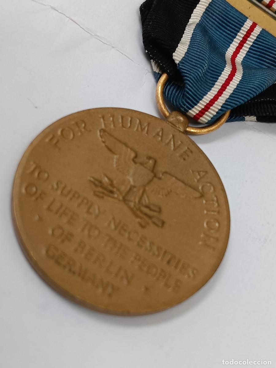 Antig&uuml;edades: Medalla EEUU servicios aereos Berlin - Foto 4