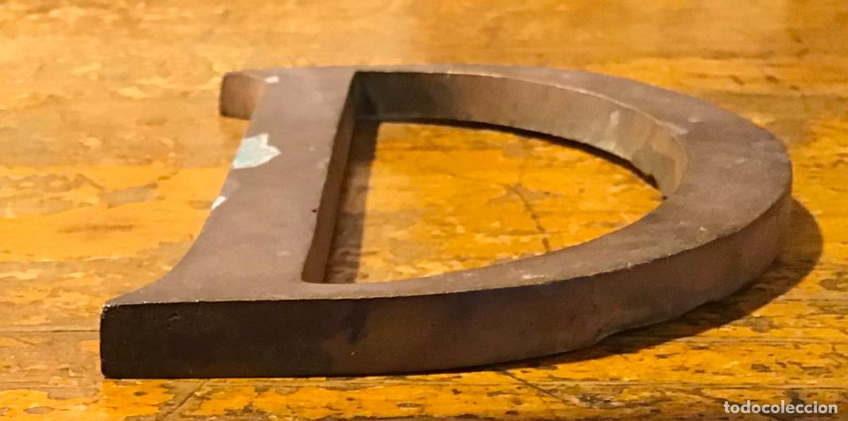 Antig&uuml;edades: ANTIGUA LETRA BRONCE - Foto 2