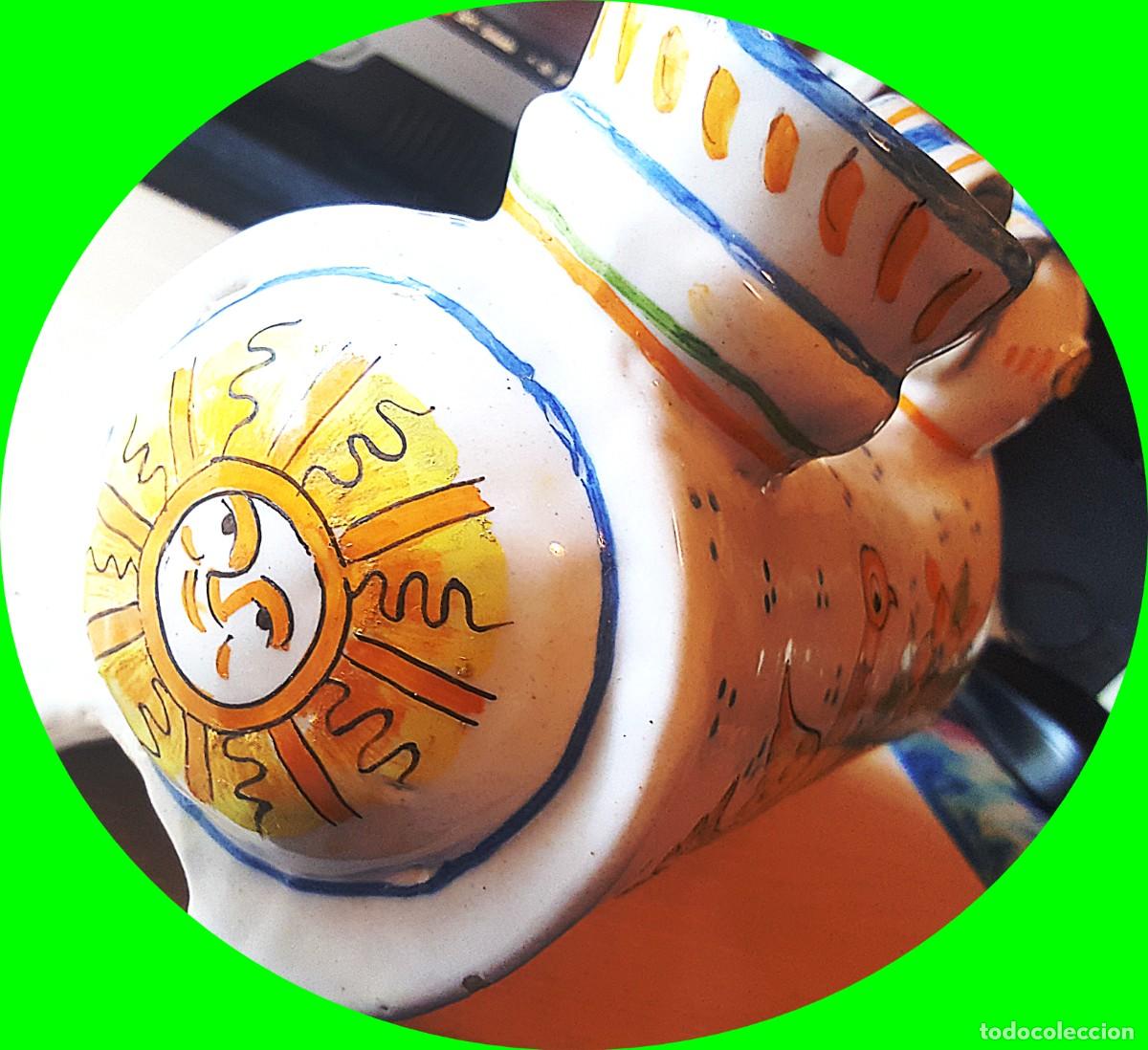 Antig&uuml;edades: BOTIJO DE CERAMICA ARTESANAL - Foto 2