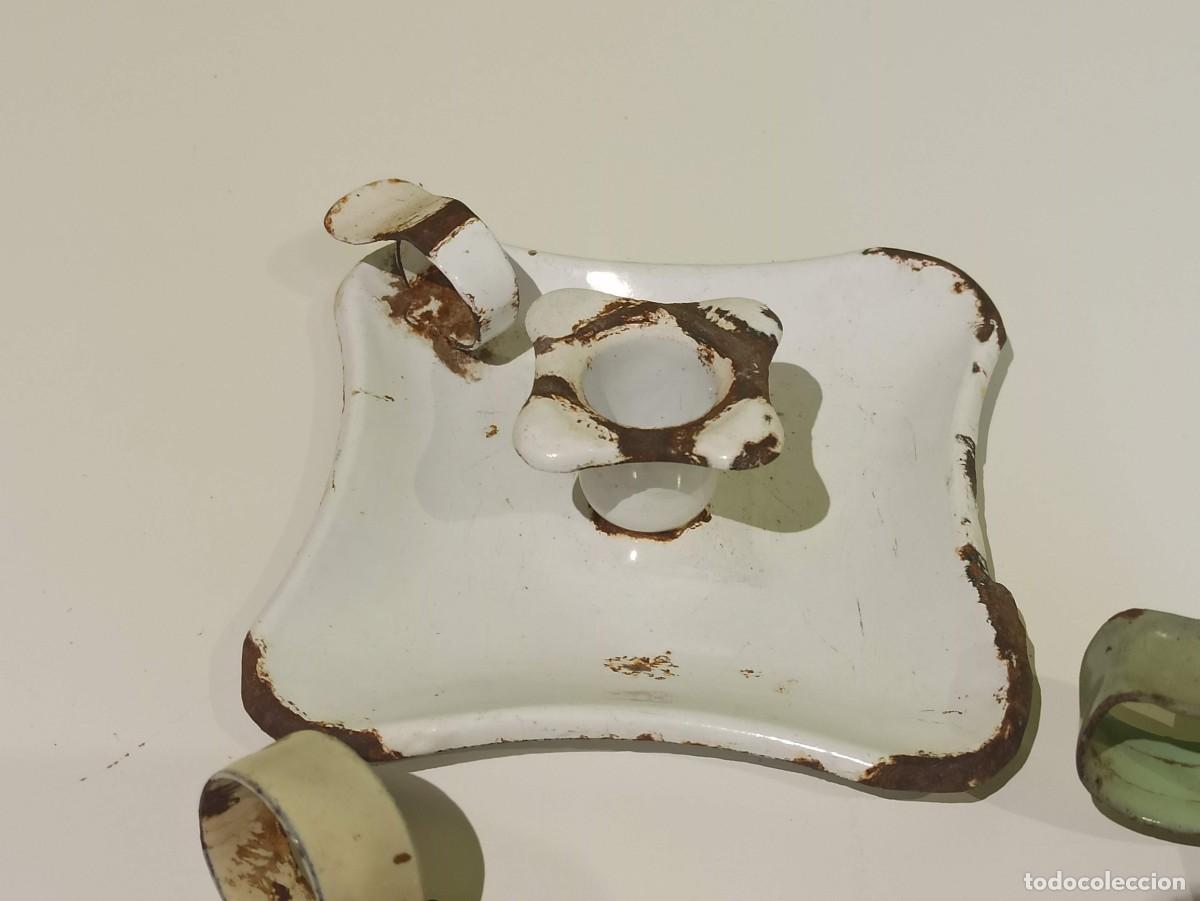 Antig&uuml;edades: Lote palmatorios o portavelas - Foto 3