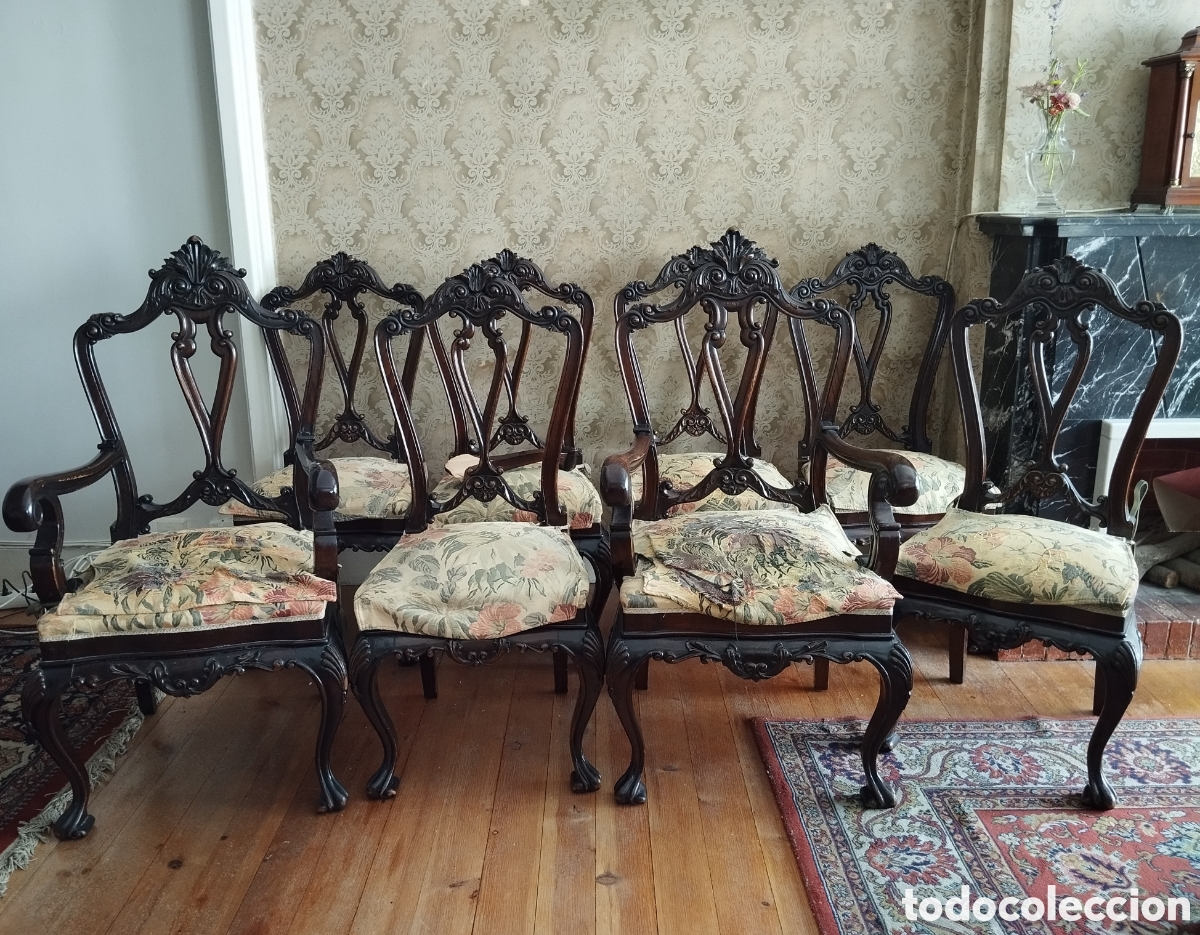 Antig&uuml;edades: Sillas estilo ingl&eacute;s - Foto 1