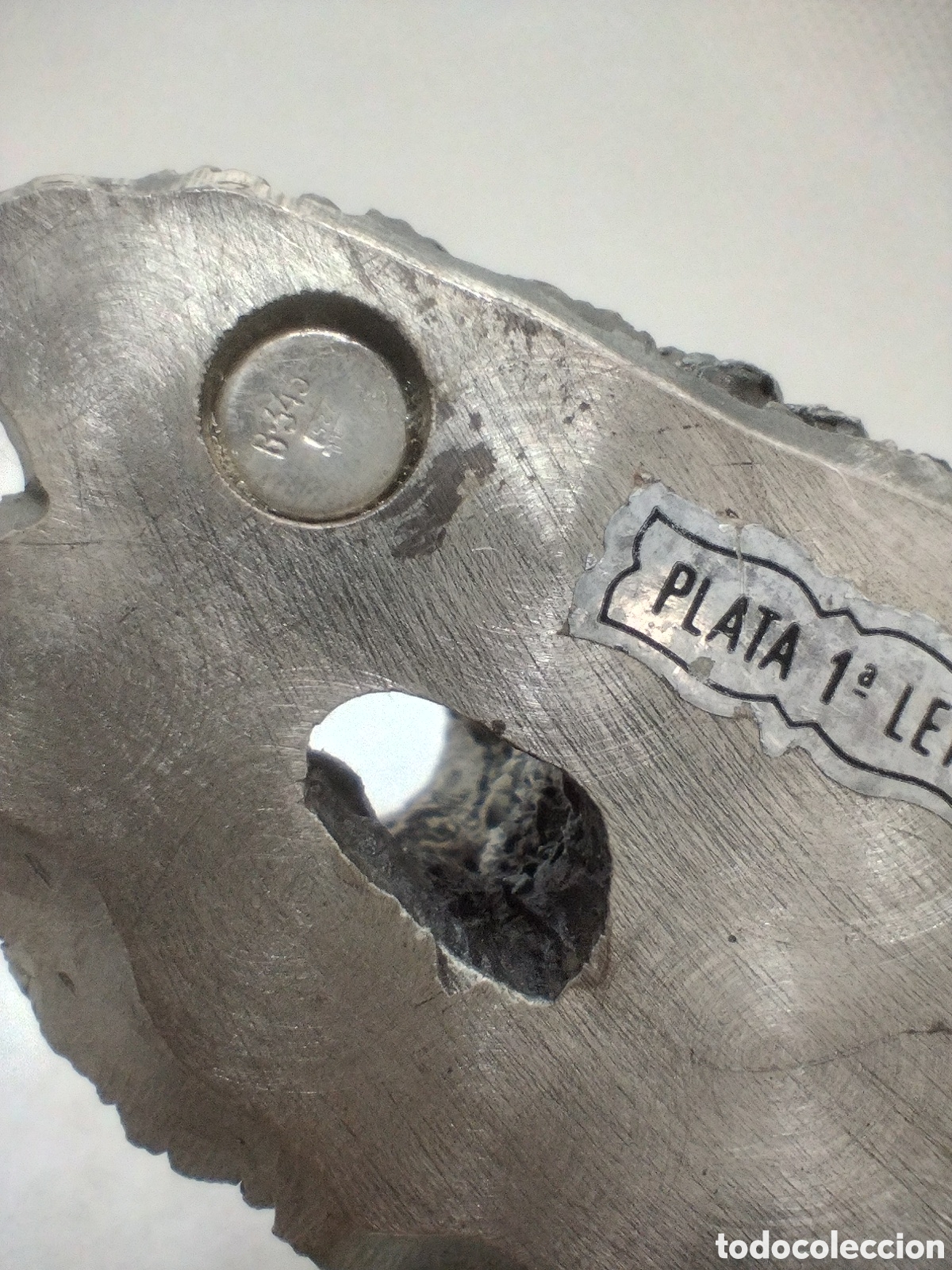 Antig&uuml;edades: Figura de caniche en plata de electroforming - Foto 6