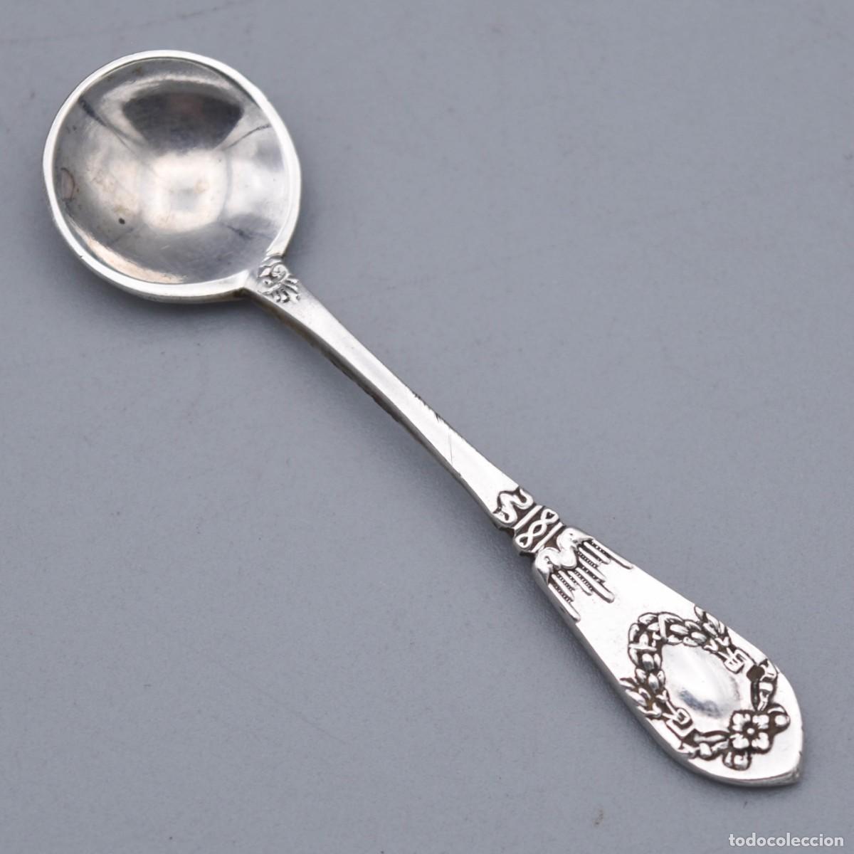 Antig&uuml;edades: Cucharilla lit&uacute;rgica de plata - Foto 2