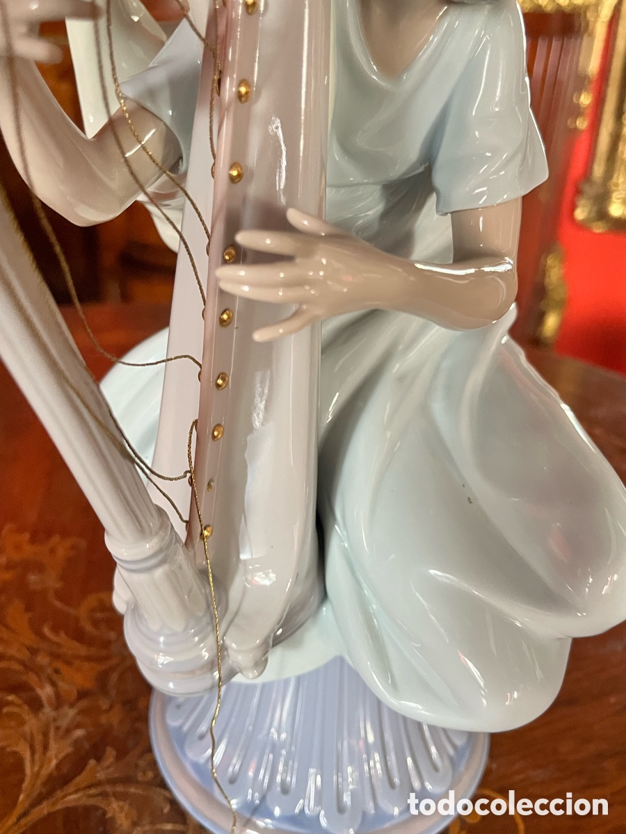 Antig&uuml;edades: Figura de Lladr&oacute; mujer con arpa - Foto 6