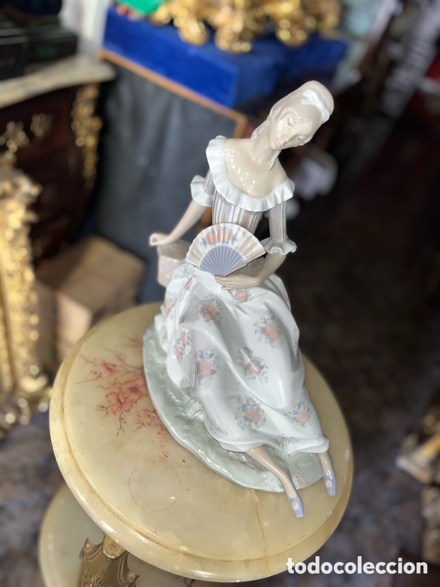 Antig&uuml;edades: Lladr&oacute;,mujer con abanico - Foto 3