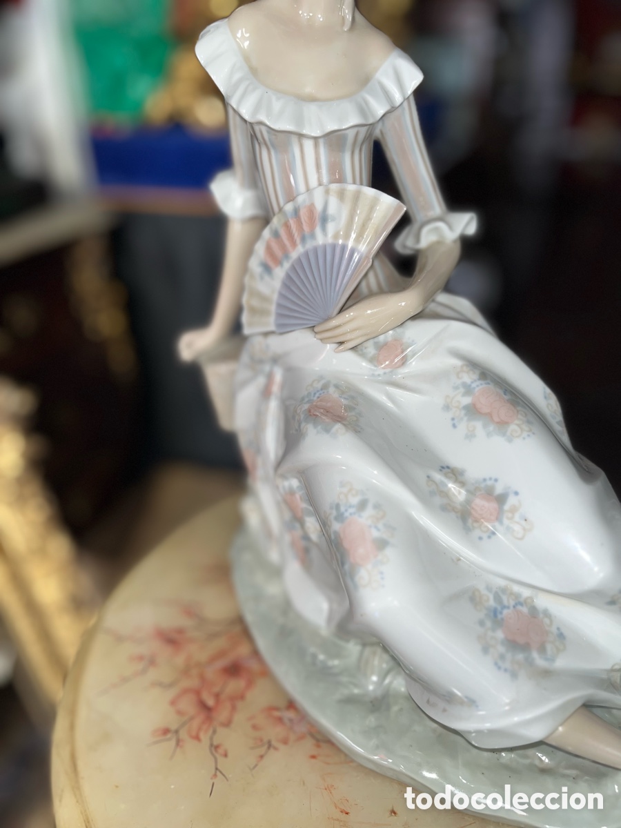 Antig&uuml;edades: Lladr&oacute;,mujer con abanico - Foto 4