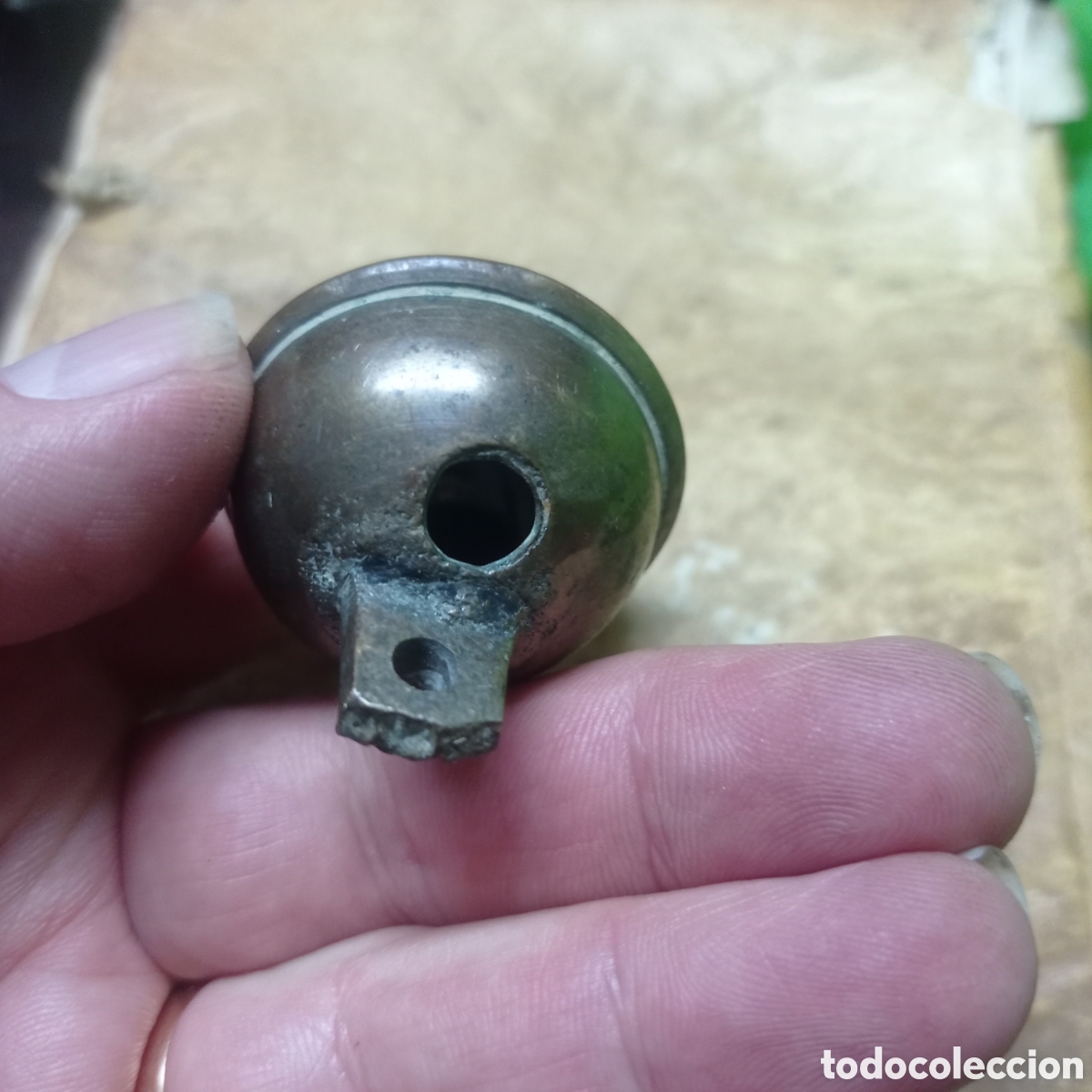 Antig&uuml;edades: Antiguo Cascabel de bronce - Foto 4