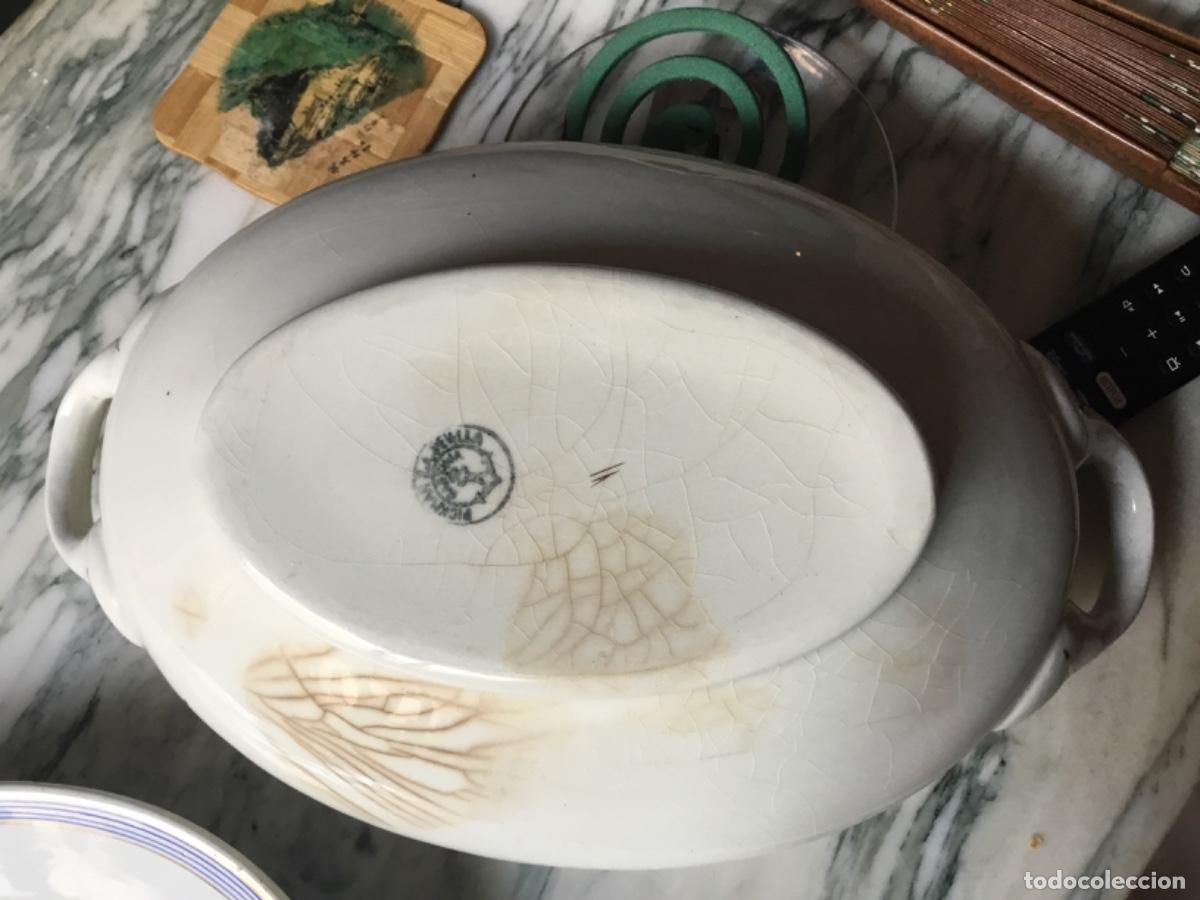 Antig&uuml;edades: Sopera de loza Pickman - Foto 4