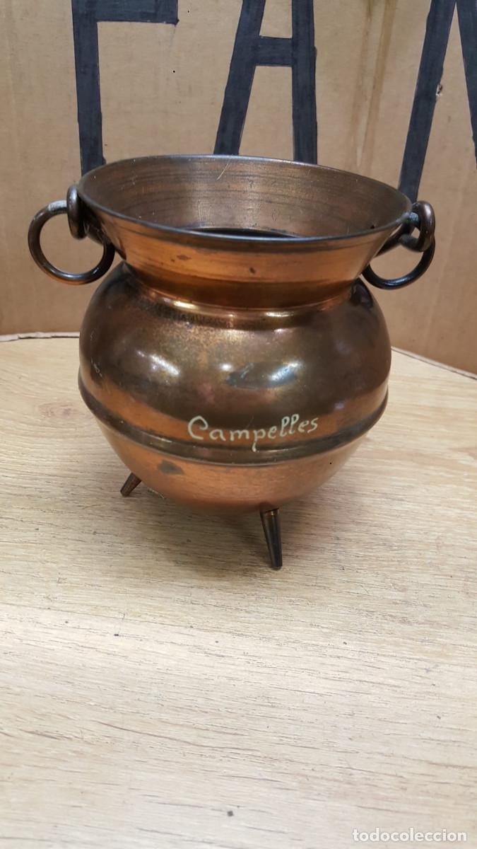 Antig&uuml;edades: CALDERO DE BRONCE-CAMPELLES - Foto 2