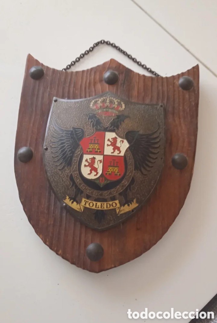 Antig&uuml;edades: Escudo Espa&ntilde;a Toledo - Foto 1