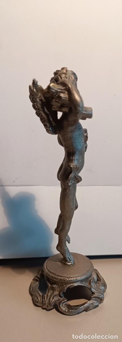Antig&uuml;edades: &Aacute;NGEL ANTIGUO PATINADO - Foto 4
